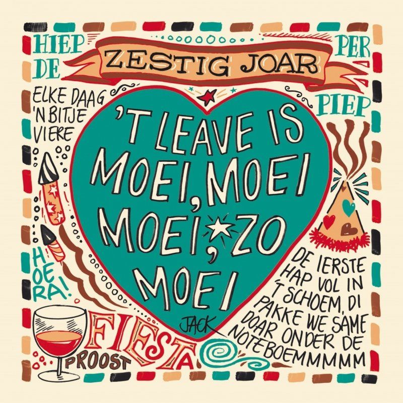 HEARTSELLING Zestig Joar, Zestig Tekste - Jack Poels - Boek & CD - Nederlands