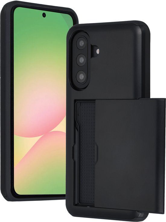 imoshion Hoesje met Pasjeshouder - Geschikt voor Samsung Galaxy A57 (5G) - Zwart