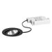 Brumberg 39363183 Plafondlamp Zwart Rond Aluminium/Polycarbonaat IP20 II 3K 630lm 38° AC 6W 82mm 4mm 155g