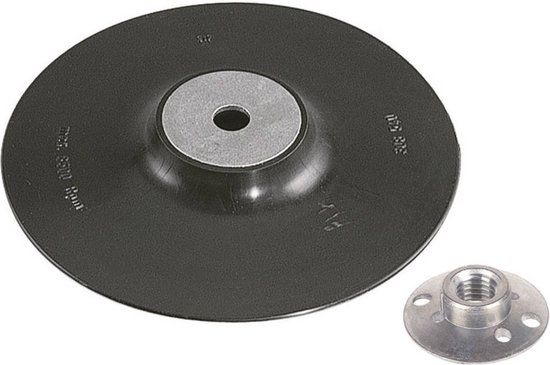 wolfcraft Steunschijf 125 mm voor Haakse Slijpers