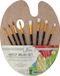Nassau Fine Art Schilderspalet Hout + 8 Penselen