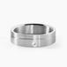 Jourdan Bague Acier Blanc Diamant Synthétique