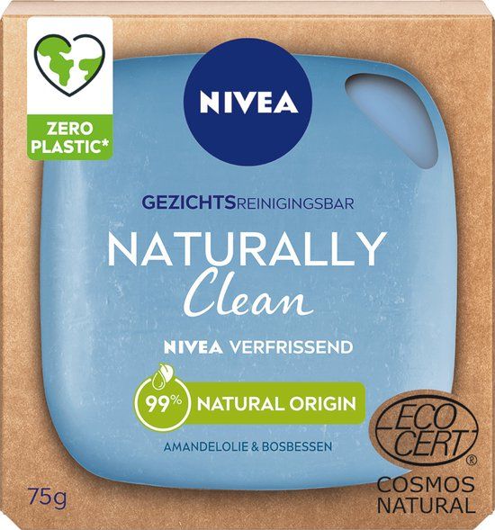 NIVEA Naturally Clean Face Cleansing Bar - Verfrissend - 75g
