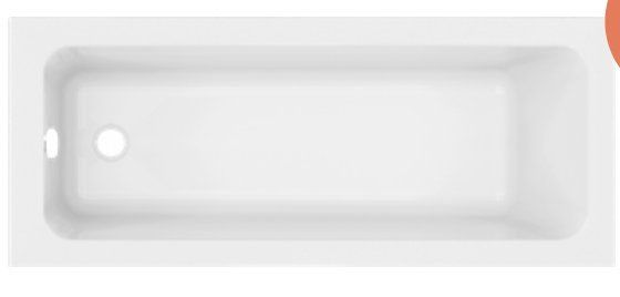 Nemo Go Todi inbouwbad 170x70cm 170L met potenstel wit acryl 119151