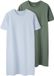 NAME IT TAFJOX 2P SS SHORT DRESS NOOS Femme Mini-robe S Coton Manches courtes Col rond Uni Coupe évasée Laurel Wreath Casual
