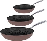 Cook and Pan Cook & Pan Taupe of Mind Honey Koekenpannenset 3-delig