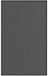 vidaXL Tapis de porte 90x150 cm anthracite