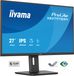 iiyama ProLite XB2797QSN-B1 - 27 inch - QHD - IPS - USB-Hub (4x) - Verstelbaar - USB-C Dock