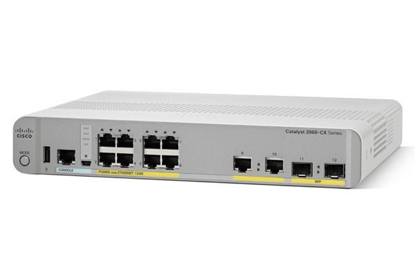 Cisco 2960-CX WS-C2960CX-8TC-L Netwerk Switch - Wit