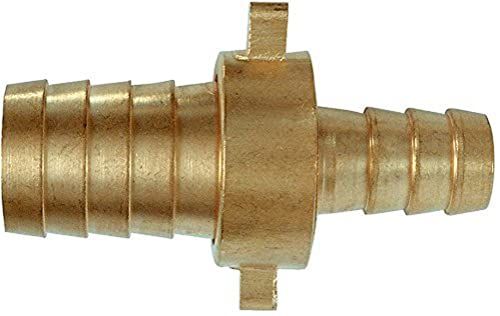 Cornat Slangschroefverbinding voor waterslangen 1/2" + 3/4", messing/tuinirrigatie / FLOR92430