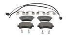 Ferodo FDB1408 Remblok Set, schijfrem - (set van 4) | Compatibel met: VW PHAETON