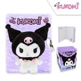 Kuromi Dagboek met slotje – A5 formaat – 3D pluche omslag – kawaii notitieboek met sleutel – meisjes cadeau