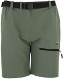 Peak Mountain Korte broek met riem voor vrouwen, olijfgroen medium, Maat M