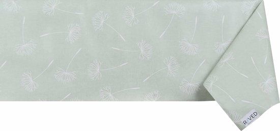 Raved Tafelzeil Paardenbloem - 140x200 cm - Groen - PVC - Afwasbaar