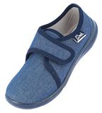 BECK Huisschoenen blauw denim