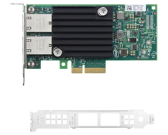 Lenovo ThinkStation Intel X550-T2 koperen Ethernet-adapter van 10 Gb met twee poorten