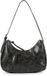 FREDsBRUDER Leren schoudertas Ever Faded Midi Hobo Faded Black zwart