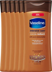 Vaseline Lotion Cocoa Radiant 200ML 6x