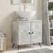 Maison Exclusive - Meuble sous-vasque BREDA, couleur gris béton, 59,5 x 31,5 x 59 cm