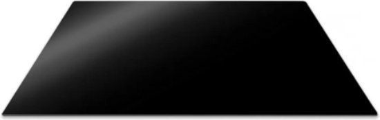 Pebbly Beschermplaat Voor Kookplaat 57 x 50 cm - Zwart