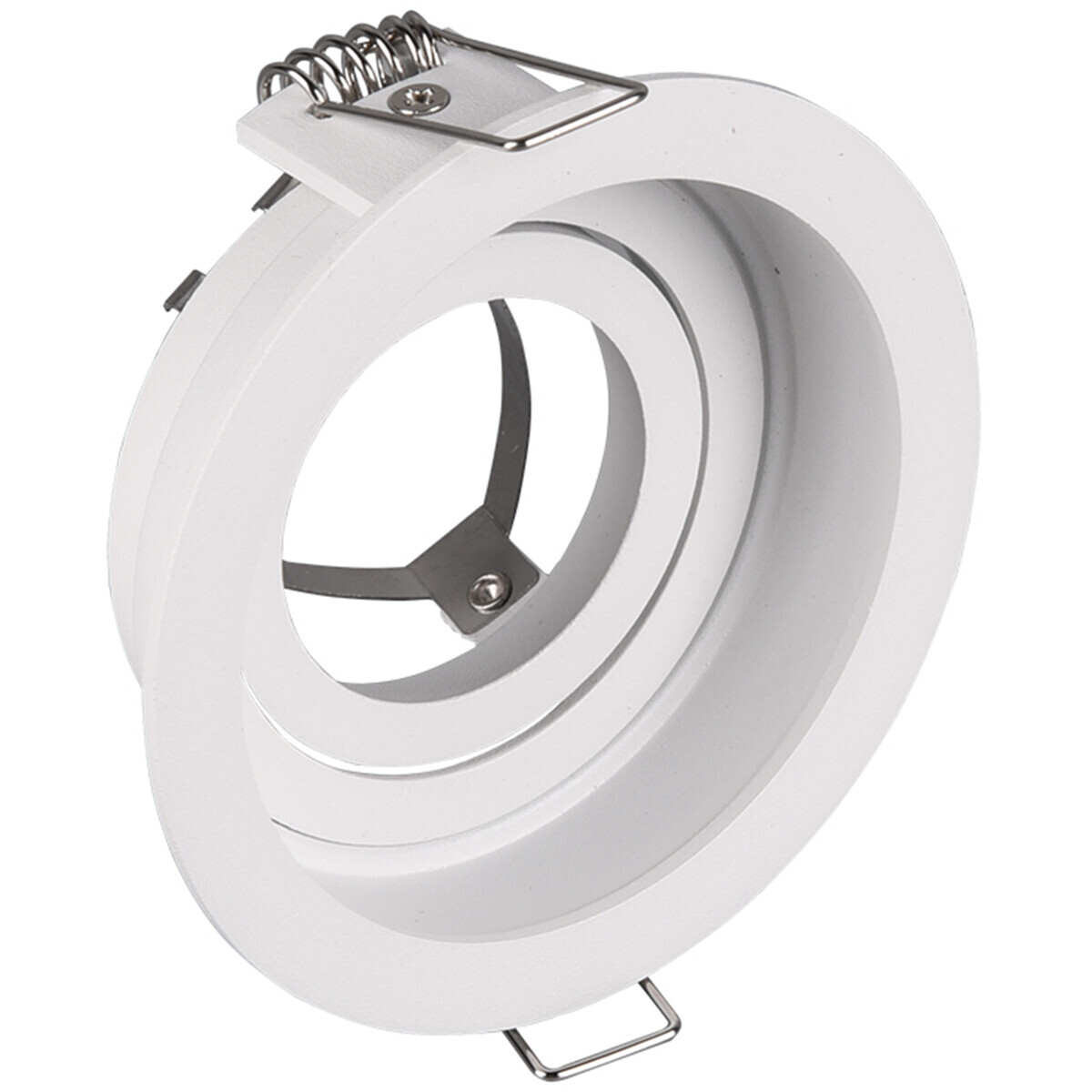 BES LED Spot Armatuur GU10 - Trion Kenan - Inbouw Rond - 1-lichts - Mat Wit - Aluminium - Ã˜90