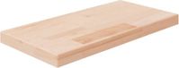 vidaXL Plank 40x20x2,5 cm onbehandeld massief eikenhout