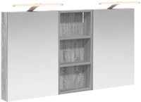 vidaXL Badkamerkastenset 3 st 110 x 10,5 x 60,5 cm Bewerkt hout