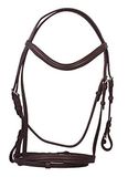 Covalliero Kerbl Trensenzaum standaard leer voor Shetty, bruin, 321714