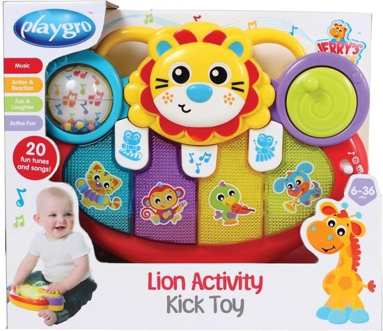 Playgro vrolijke speelgoed piano leeuw