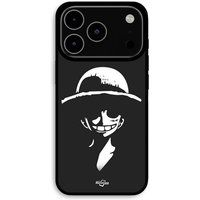 Maniacase Coque Pour iPhone 17 Pro Monkey D. Luffy black and white