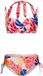 Pastunette Bikini Sunset Coral - Creme/Oranje/Blauw - 4-ways - Maat 42