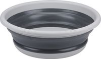 Alpina Afwasteil/wasmand emmer opvouwbaar - kunststof - 8 Liter - grijs