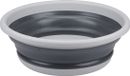 Alpina Afwasteil/wasmand emmer opvouwbaar - kunststof - 8 Liter - grijs