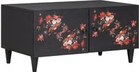vidaXL Salontafel Multikleur Massief Mango Hout 80 x 50 x 40 cm