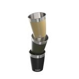 SIGG - Travel Cup Set - 3 x 0,35 l reisbekers - vaatwasmachinebestendig, stapelbaar en herbruikbaar - BPA-vrij - robuust roestvrij staal - optimaal voor camping en outdoor