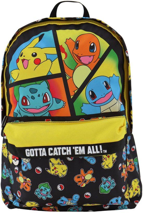 Pokémon Rugzak Met Voorzak - 42x30x18cm