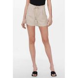 JDY JDYNEW beige straight fit shorts