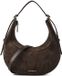 Coccinelle Whisper Mini Bag Suede Leather / Grained Leather Handtas Schoudertas Fango Taupe