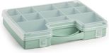 Plasticforte Opbergkoffertje - 13-vaks - mintgroen