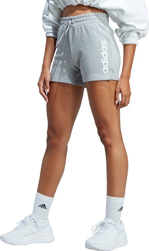 adidas Sportswear Essentials Linear French Terry Short - Women - Grey - S