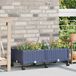 Maison Exclusive - Jardinière sur roulettes, bleu-gris, 80 x 40 x 29 cm, en plastique PP