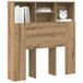 vidaXL Hoofdeinde kast ambachtelijk eiken 100 x 19 x 103,5 cm