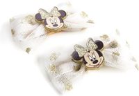 Minnie Mouse Hair Clips Lasso 2 Pieces Gold
