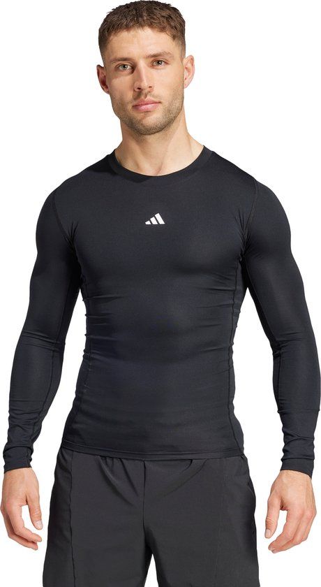 adidas Performance TECHFIT Compression Training Longsleeve - Men - Black - S