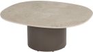 4 Seasons Outdoor Sofie lounge tuintafel 70x80xH30 cm keramiek bruin/terre