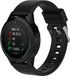 Strap-it Siliconen Smartwatch bandje - Geschikt voor Garmin Fenix 7x - Zwart