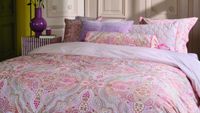 Pip Studio Moon Flower dekbedovertrek - Tweepersoons - 200 x 200/220 cm - Licht roze