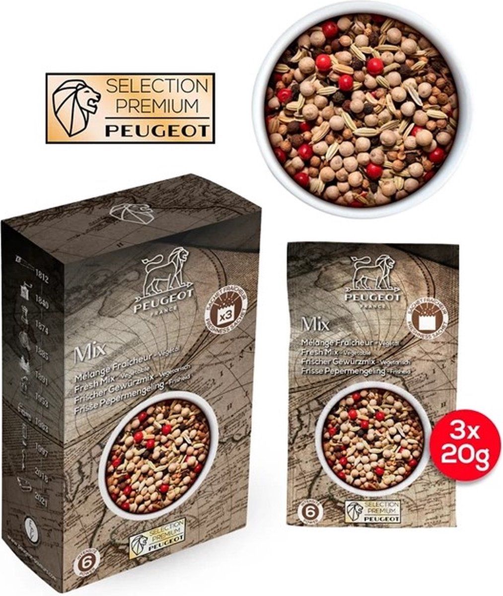 PEUGEOT Maestro frisse melange peper 60gr
