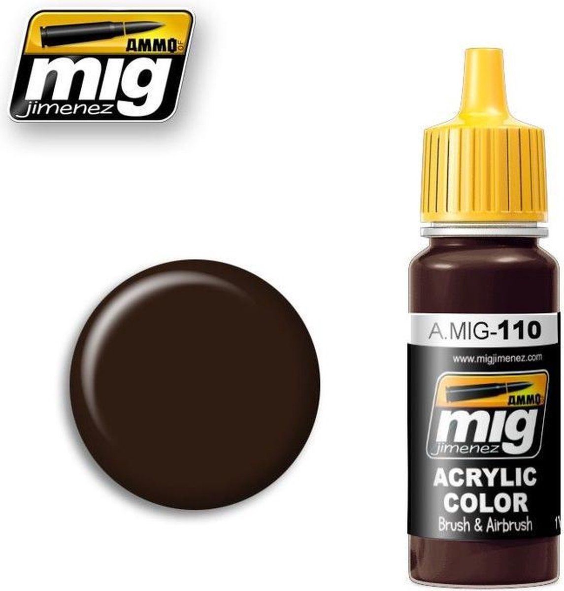 mig Panda MIG-0110 Scc 1A (British Brown 1941-42) Acrylverf (17 Ml), Veelkleurig