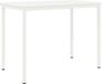 vidaXL Table de bar blanc pin massif 140 x 80 x 105 cm